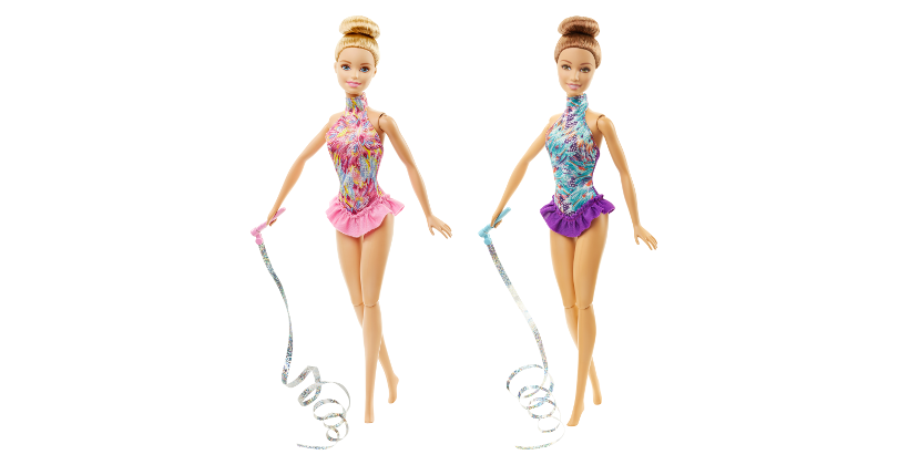 barbie entrenadora de gimnasia